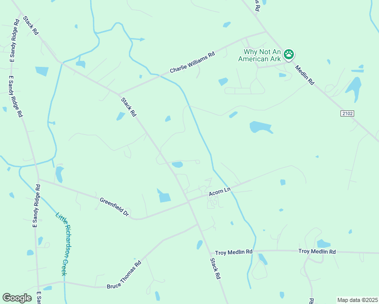 map of restaurants, bars, coffee shops, grocery stores, and more near 1601 Stack Road in Monroe