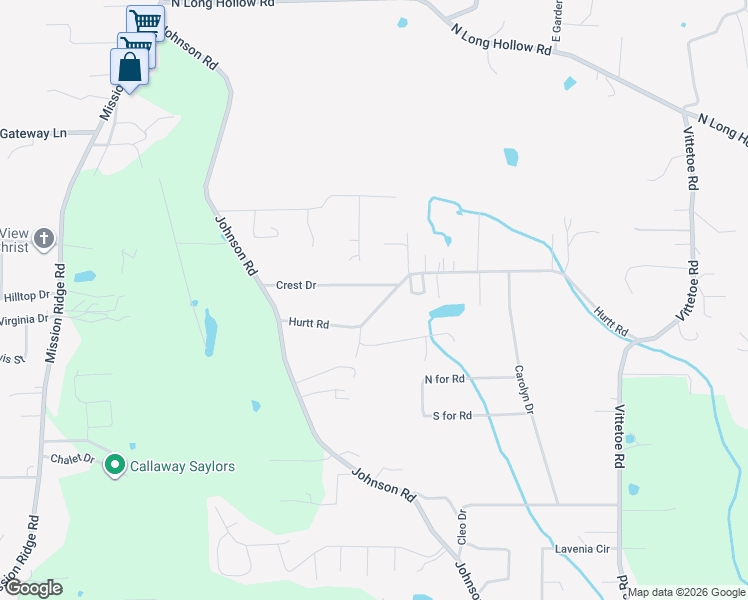 map of restaurants, bars, coffee shops, grocery stores, and more near 914 Crest Drive in Chickamauga