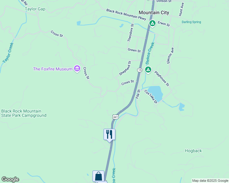 map of restaurants, bars, coffee shops, grocery stores, and more near 200-666 Cross St in Clayton