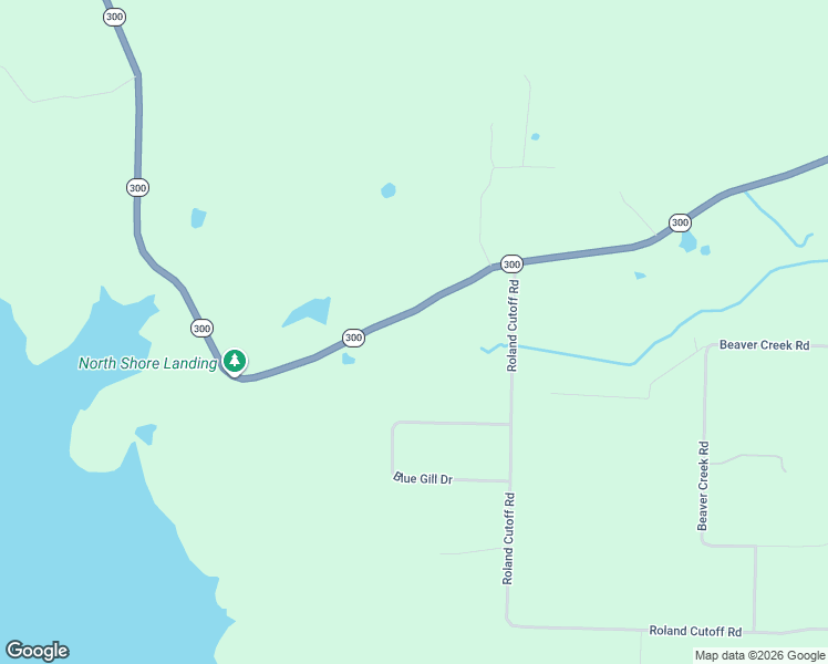 map of restaurants, bars, coffee shops, grocery stores, and more near 26103 Arkansas 300 in Roland