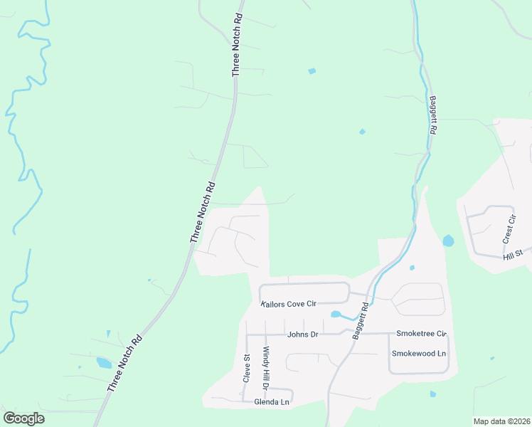 map of restaurants, bars, coffee shops, grocery stores, and more near 215 Smithview Lane in Ringgold