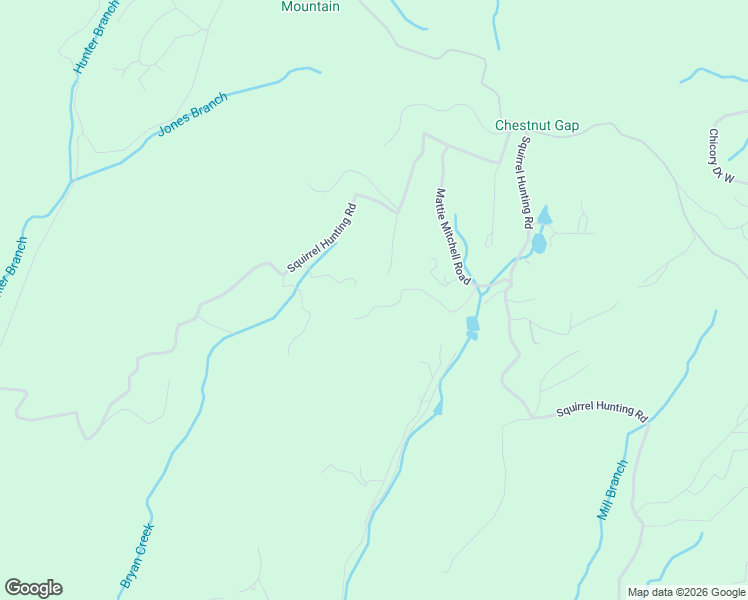 map of restaurants, bars, coffee shops, grocery stores, and more near 2034 Squirrel Hunting Road in Morganton