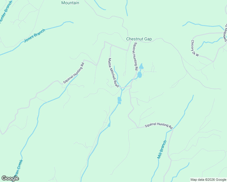 map of restaurants, bars, coffee shops, grocery stores, and more near 102 Wunder Bear Ridge in Morganton