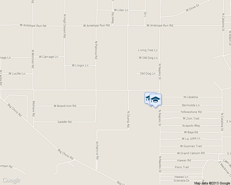 map of restaurants, bars, coffee shops, grocery stores, and more near 825 Ranch House Road in Paulden