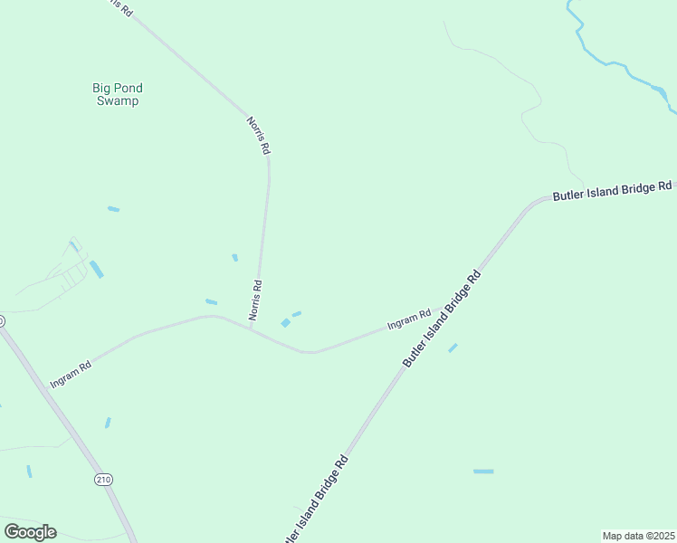map of restaurants, bars, coffee shops, grocery stores, and more near 10929 Norris Road in Roseboro