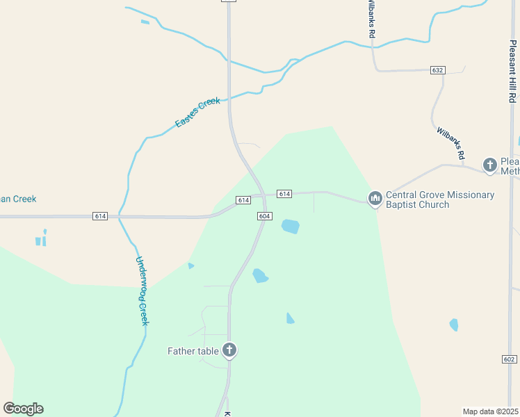map of restaurants, bars, coffee shops, grocery stores, and more near 308 County Road 604 in Corinth