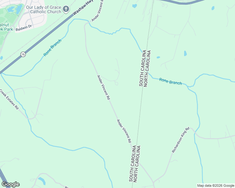 map of restaurants, bars, coffee shops, grocery stores, and more near 7199 Ander Vincent Road in Lancaster