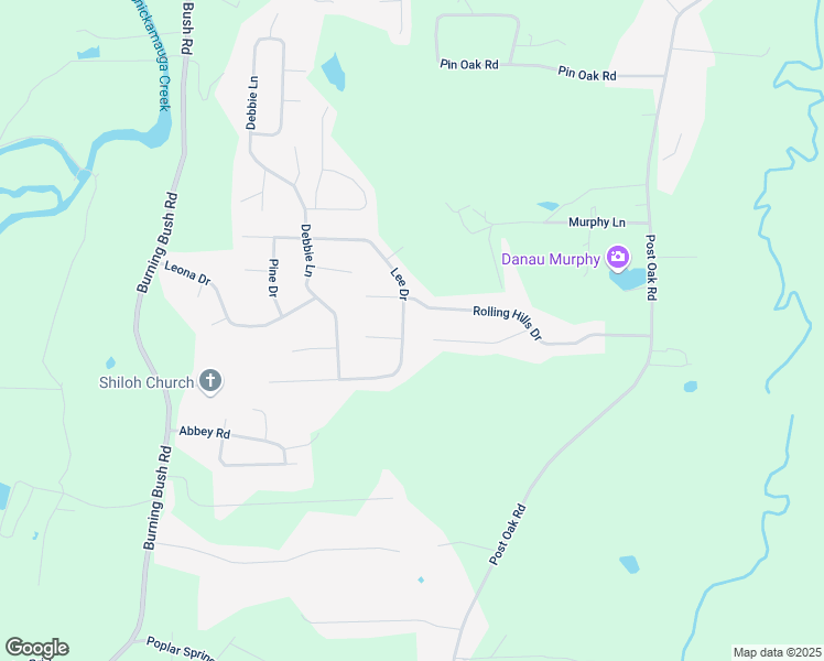 map of restaurants, bars, coffee shops, grocery stores, and more near 213 Maria Court in Ringgold