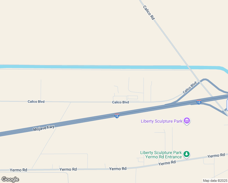 map of restaurants, bars, coffee shops, grocery stores, and more near 37076 Calico Boulevard in Yermo