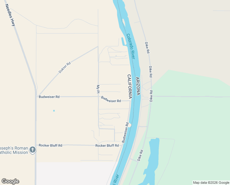 map of restaurants, bars, coffee shops, grocery stores, and more near 4566 South My Place Road in Needles