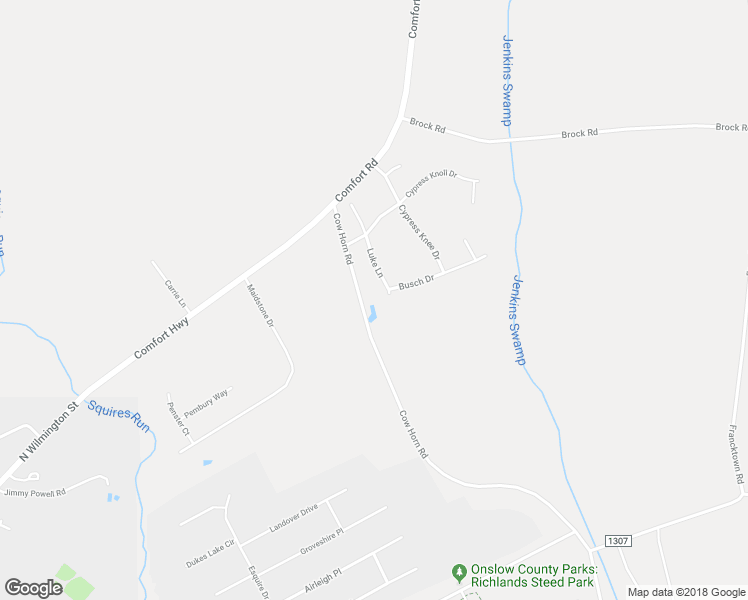 map of restaurants, bars, coffee shops, grocery stores, and more near 112 Luke Lane in Richlands