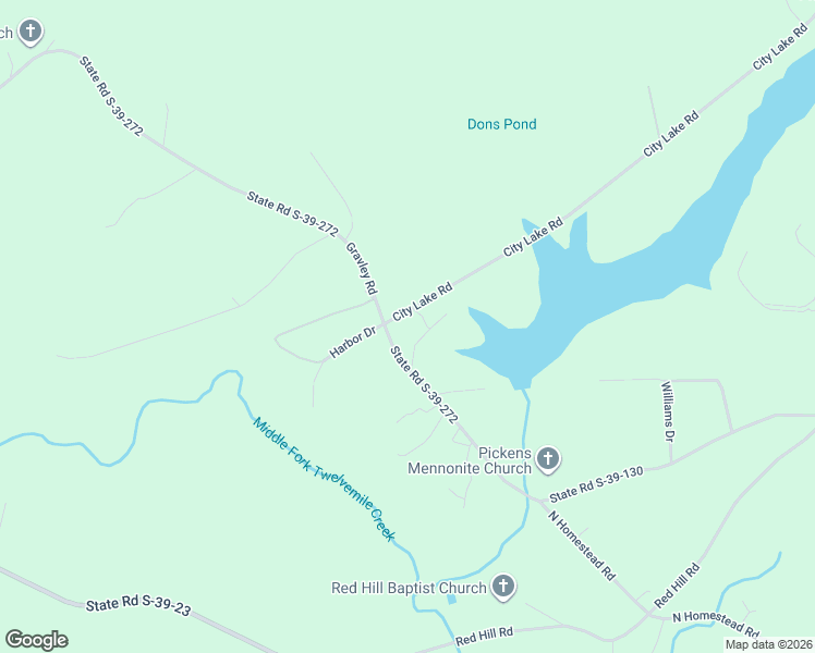 map of restaurants, bars, coffee shops, grocery stores, and more near 481 City Lake Road in Pickens