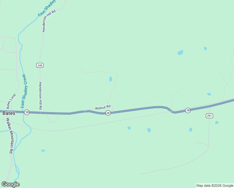 map of restaurants, bars, coffee shops, grocery stores, and more near in Bates