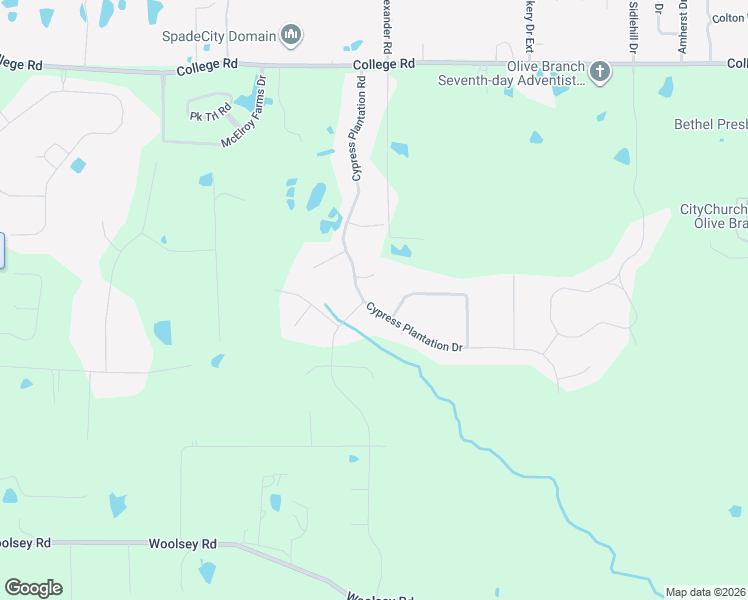 map of restaurants, bars, coffee shops, grocery stores, and more near 3447 Cypress Lake Drive West in Olive Branch