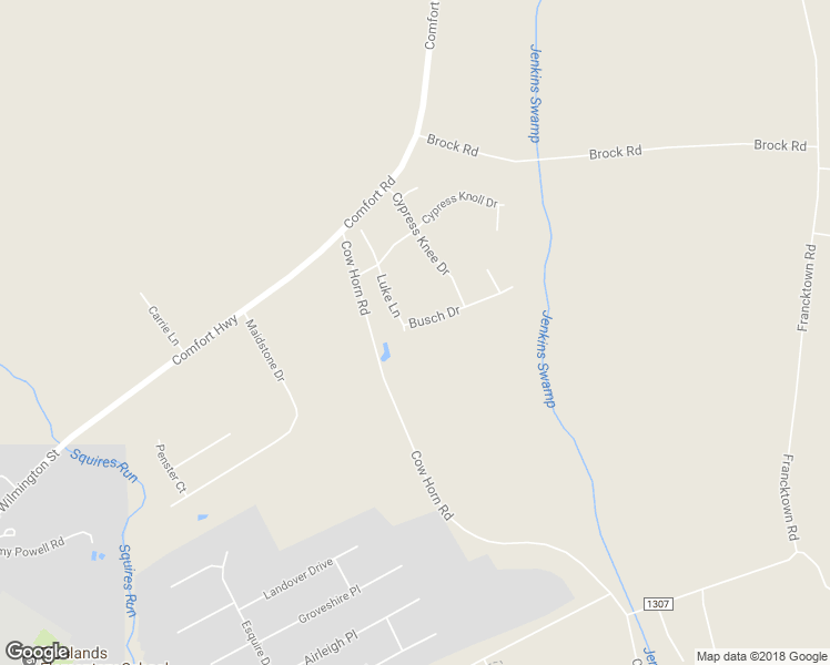 map of restaurants, bars, coffee shops, grocery stores, and more near 200 Busch Drive in Richlands