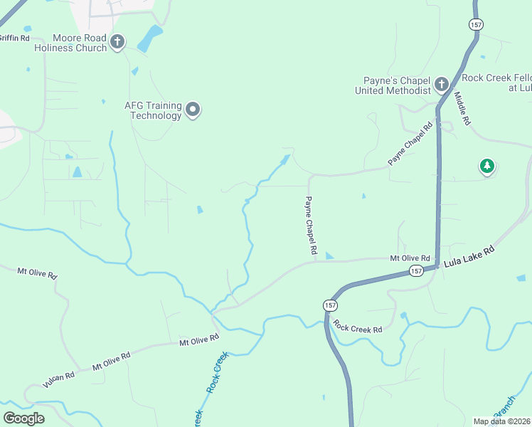 map of restaurants, bars, coffee shops, grocery stores, and more near 698 Payne Chapel Road in Lookout Mountain