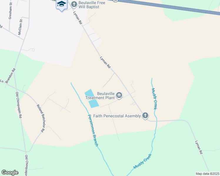 map of restaurants, bars, coffee shops, grocery stores, and more near 326 Lyman Road in Beulaville