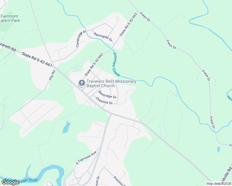map of restaurants, bars, coffee shops, grocery stores, and more near 230 Stockbridge Dr in Spartanburg