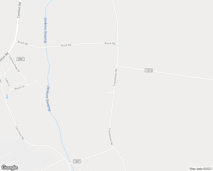 map of restaurants, bars, coffee shops, grocery stores, and more near 543 Francktown Road in Richlands