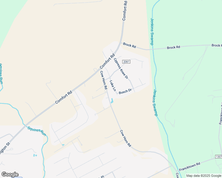 map of restaurants, bars, coffee shops, grocery stores, and more near 106 Luke Lane in Richlands