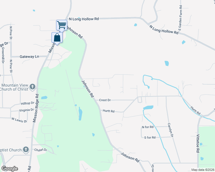 map of restaurants, bars, coffee shops, grocery stores, and more near 64 Thomas Drive in Chickamauga