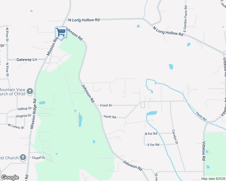 map of restaurants, bars, coffee shops, grocery stores, and more near 64 Thomas Drive in Chickamauga