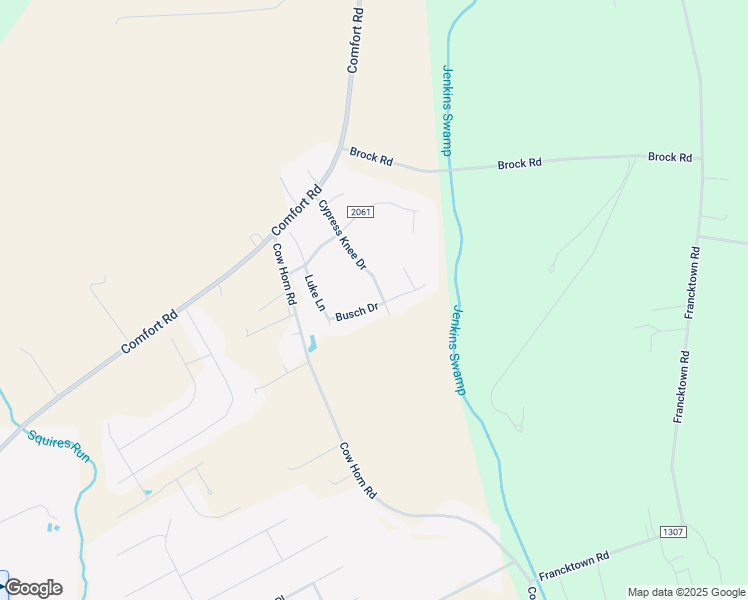 map of restaurants, bars, coffee shops, grocery stores, and more near 124 Cypress Knee Drive in Richlands