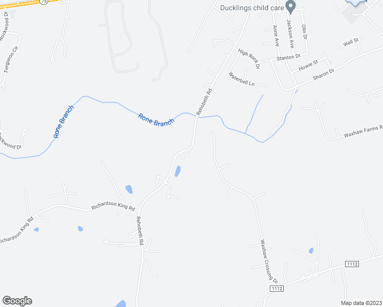 map of restaurants, bars, coffee shops, grocery stores, and more near 4915 Rehobeth Road in Waxhaw