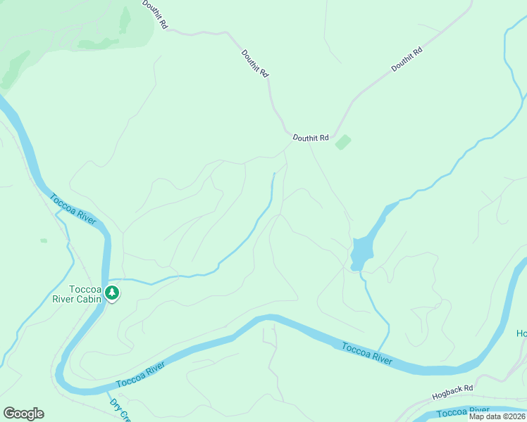 map of restaurants, bars, coffee shops, grocery stores, and more near 16 Toccoa Ridge Road in Mineral Bluff