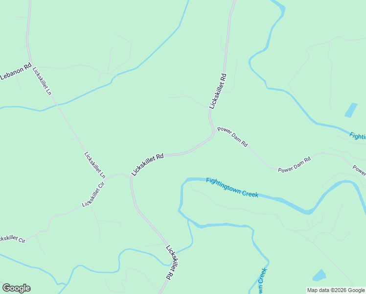 map of restaurants, bars, coffee shops, grocery stores, and more near 3459 Lickskillet Road in Epworth