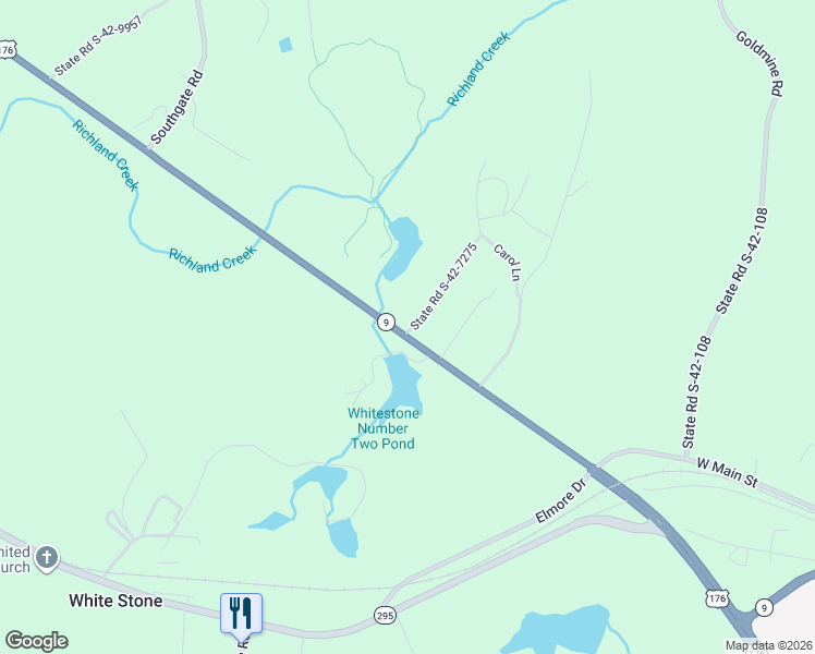 map of restaurants, bars, coffee shops, grocery stores, and more near 110 State Road S-42-7275 in Spartanburg
