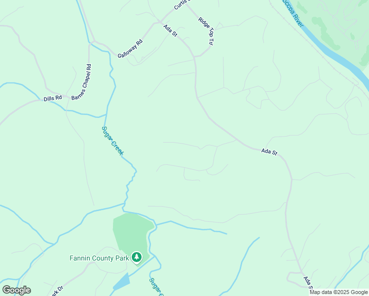 map of restaurants, bars, coffee shops, grocery stores, and more near 193 Windy Valley Trail in Fannin County