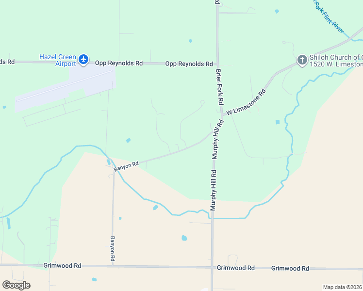 map of restaurants, bars, coffee shops, grocery stores, and more near 442 Banyon Road in Toney