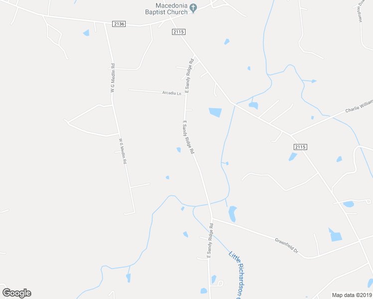 map of restaurants, bars, coffee shops, grocery stores, and more near 1908 East Sandy Ridge Road in Monroe