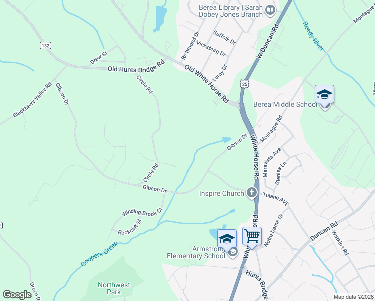 map of restaurants, bars, coffee shops, grocery stores, and more near in Greenville