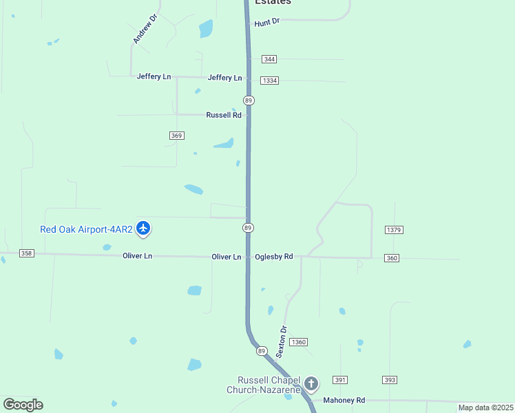 map of restaurants, bars, coffee shops, grocery stores, and more near 4685 Arkansas 89 in Cabot