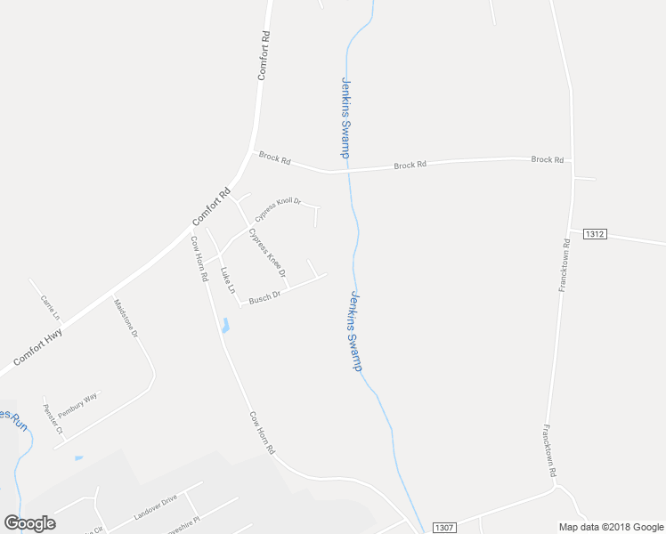 map of restaurants, bars, coffee shops, grocery stores, and more near 221 Busch Drive in Richlands