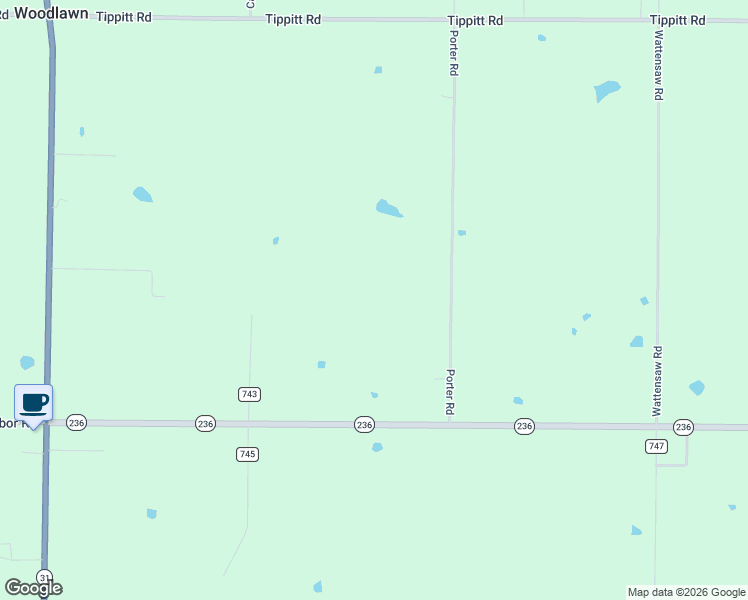 map of restaurants, bars, coffee shops, grocery stores, and more near 382 Porter Road in Lonoke