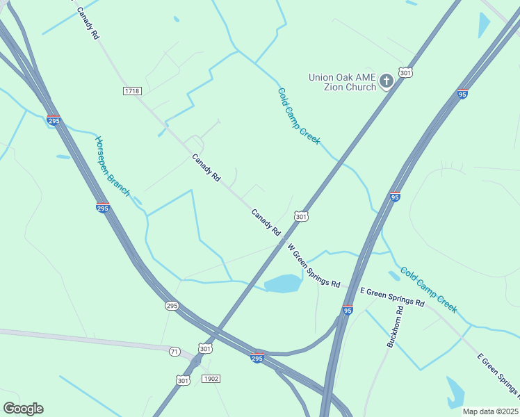 map of restaurants, bars, coffee shops, grocery stores, and more near 138 Canady Road in Parkton
