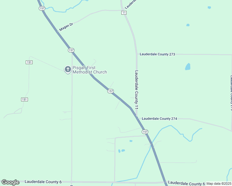map of restaurants, bars, coffee shops, grocery stores, and more near 8984 Alabama 157 in Florence