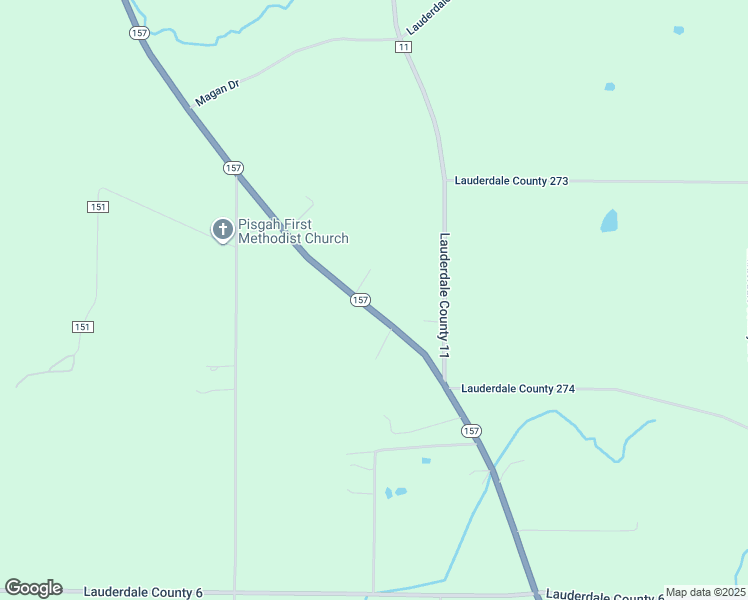 map of restaurants, bars, coffee shops, grocery stores, and more near 8984 Alabama 157 in Florence