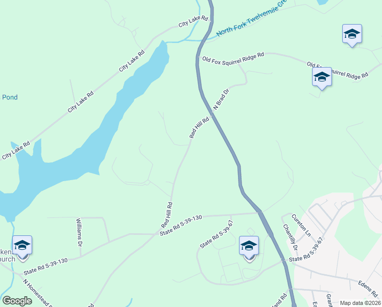 map of restaurants, bars, coffee shops, grocery stores, and more near 153 Red Hill Road in Pickens