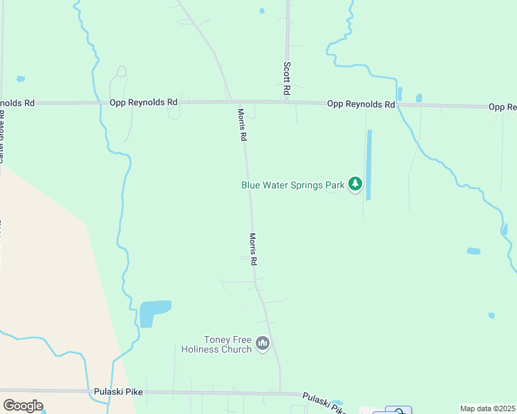 map of restaurants, bars, coffee shops, grocery stores, and more near 375 Morris Road in Toney