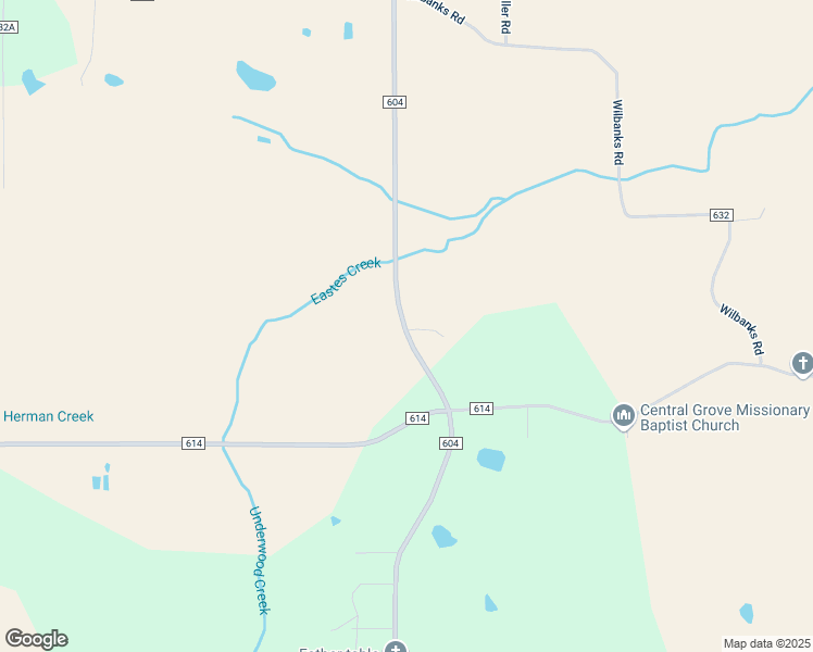 map of restaurants, bars, coffee shops, grocery stores, and more near 308 County Road 604 in Corinth