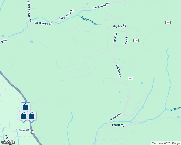 map of restaurants, bars, coffee shops, grocery stores, and more near 16 Loftis Mountain Trail in Blairsville