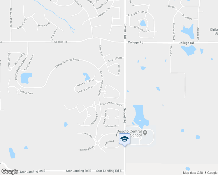 map of restaurants, bars, coffee shops, grocery stores, and more near 2869 Poplar Woods Drive in Southaven