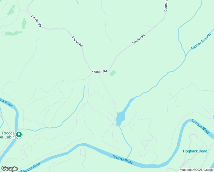map of restaurants, bars, coffee shops, grocery stores, and more near 93 Kaely Drive in Mineral Bluff