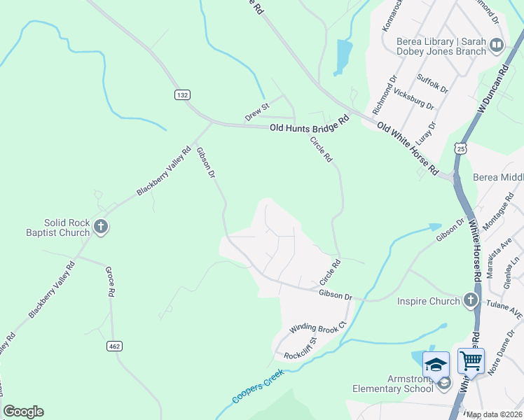 map of restaurants, bars, coffee shops, grocery stores, and more near 733 Dottie Court in Greenville