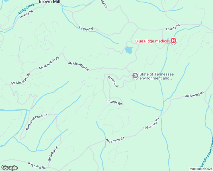 map of restaurants, bars, coffee shops, grocery stores, and more near 419 Blue Ridge Trails in Morganton