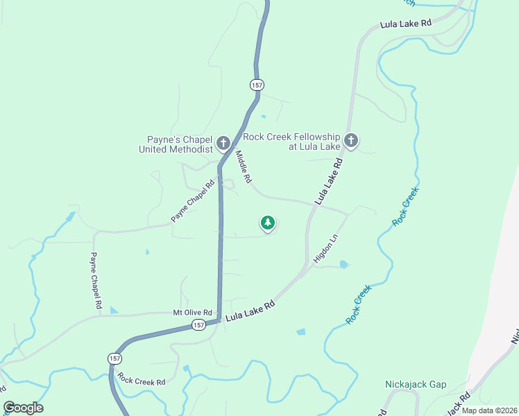 map of restaurants, bars, coffee shops, grocery stores, and more near 193 Old Payne Chapel Road in Lookout Mountain